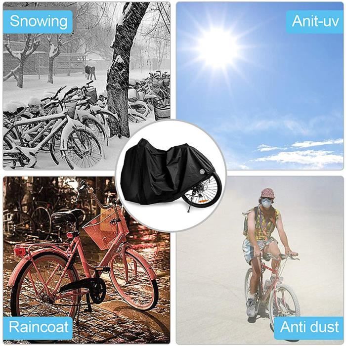 Housse de vélo, Housse de vélo pour Rangement extérieur, imperméable  Anti-poussière, Pluie, Protection UV