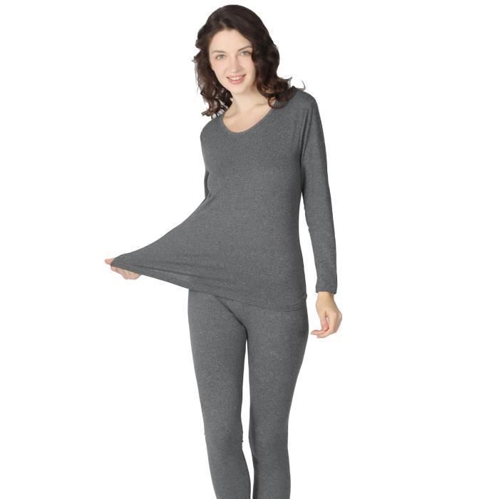 Maillot De Corps Thermique Femme En Maille Interlock