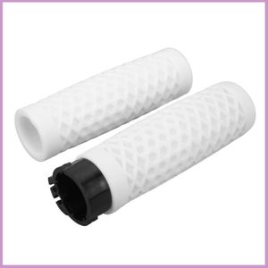 Poignées De Guidon Moto Vintage En TPU - Noir, Blanc, Rouge, Beige Et Plus - Compatible 25mm Et 28mm - Paire De Poignées Antidérapantes Et Confortables - 10