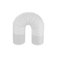 Tuyau d'évacuation pour climatiseur mobile, 130 mm x 0,5 m, en PP renforcé acier,flexible, extensible, installation rapide et facile
