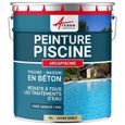 Peinture Piscine Bassin Béton ARCAPISCINE Ciment Décoration Imperméable   Jaune sable ral 1002 - 10 L-0