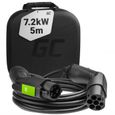 Green Cell® Câble de Charge GC Type 1 pour Voitures électriques EV PHEV | 7,2 KW | 32 A | Type 1 vers Type 2 | 5 mètres | 1 Phase-0