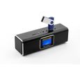 Enceinte Technaxx MusicMan MA Display Sound Station - Noir - Lecteur MP3 - Radio - Carte micro SD - Port USB-0