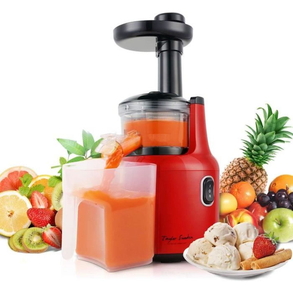 Jazz 900015 Extracteur de Jus de Fruits et Légumes à Mastication