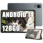 Blackview Tab 60 WiFi Tablette Tactile 10.1" HD+ IPS Android 14 WiFi 6,Bluetooth 5.3,12Go+128Go/SD 1 To 5100mAh WPS Mode PC - Gris