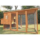 ACUONE Pets Imperial® Arlington Poulailler avec un très long parcours de 2,5 m et un toit en asphalte convenant à 4/6 oiseaux selon la tail