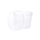Seau avec Couvercle Plastique Alimentaire - BenBow - 1x 10L - Transparent - Hermétique - Inodore - Vide - Récipient de Stockage