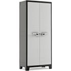 Keter Armoire de Rangement avec Etagères Titan Noir et Gris 182cm Organisateur 434758