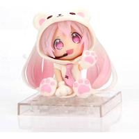 Statue PVC Collection-Toy Miku -Amanigo 6 cm Mini Hatsune Miku Anime Statue Ornements Objets de Collection Jouet