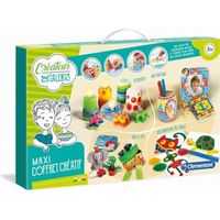 Kit de création - Clementoni - Maxi coffret créatif - Bougies, mosaïque, Pâte à sel et décorations en sable