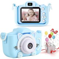 Appareil Photo Enfant 2,0 pouces Rechargeable de 20MP 1080P HD Camera with 16G Card pour enfants 3-12 ans