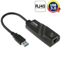 Adaptateur Ethernet RJ45 USB 3.0 externe - 10 / 100 / 1000 Mbps - Plug and Play