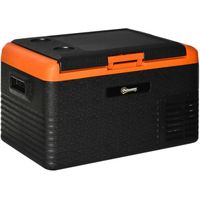 Glacière électrique portable - OUTSUNNY - 30L - Orange et noir - Haute performance jusqu'à -20°C