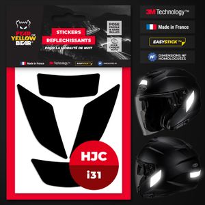 Stickers Adhésifs Réfléchissants Pour Casque Moto Vélo Coffre Quad - Lot (Neuf)