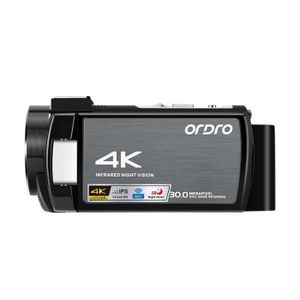 CAMÉSCOPE NUMÉRIQUE Noir-Ordro gland 8-Caméra vidéo numérique 4K, camé