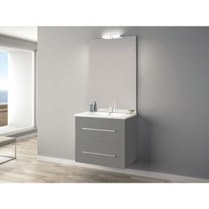 Bloc Meuble Graphite New York Largeur 70 Cm Achat Vente Meuble