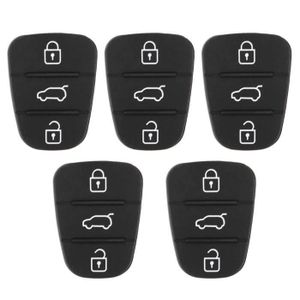 Pour Hyundai Ix35 I20 Tucson 3 boutons voiture télécommande Porte-clés  Boîtier caoutchouc Pad Insert
