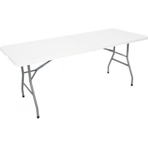 Charge Maximale: 100 kg Table Pliante Transportable Blanc Traiteur Pliante Table 86.5x86.5x74cm Todeco Table Pliante de Jardin carrée 