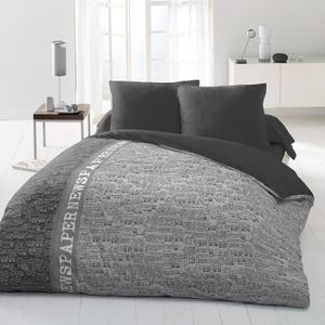 Intemporel Couette Imprim/ée 240x220 cm Pise Polyester Blanc