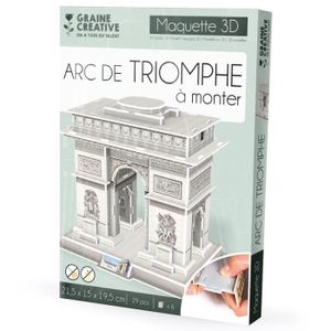 PUZZLE Puzzle 3D maquette - Arc de Triomphe - Gris - 54 p