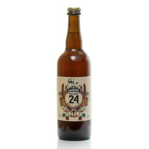 BIERE Bière brassée 24 ambrée Brasserie Artisanale de Sarlat 75cl
