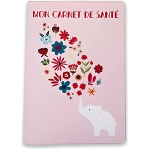 Protège Carnet De Santé Doré Pour Bébé – Forat A5 15x21 C – Rabats