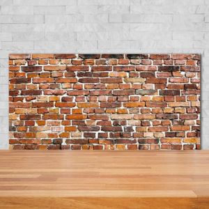 Credence De Cuisine Adhesive En Panneau Composite Aluminium Texture Mur De Brique Rouge L 120 X H 50 Cm Achat Vente Credence Credence De Cusine Texture Cdiscount