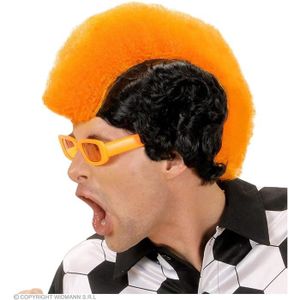perruque orange homme