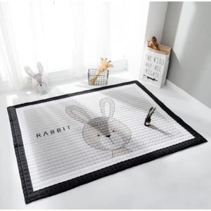 tapis de jeu enfant epais tapis de ramper en conton antiderapant bebe decoration de chambre enfant 145 195 cm deer cdiscount jeux jouets