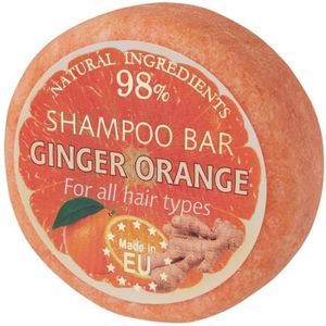 SHAMPOING Shampoo Bar 60g, Handmade, Natural, With Macadamia Oil And Vitamin E, Sls Free (Ginger orange \u2013 for all hair types)[1570]