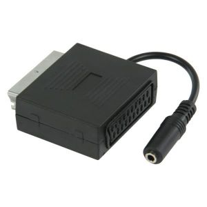 FUSD commutable adaptateur p/éritel vers prise p/éritel m/âle vers p/éritel femelle audio vid/éo droite gauche