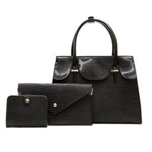 SAC À MAIN CITETOILE Ensemble 3PCS Sac à Main Femme PU Cuir D