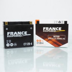 BATTERIE VÉHICULE Batterie SLA France Equipement pour Auto YT12B-4 - 12V 10.5Ah - MFPN : YT12B-4 - 12V 10.5Ah-186410-47N
