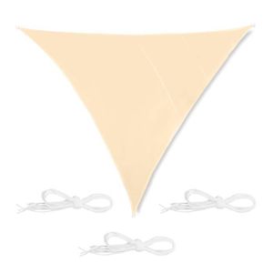VOILE D'OMBRAGE Voile d'ombrage triangle beige  - 10035859-986