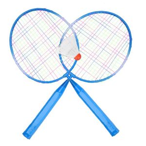 CORDAGE BADMINTON SALUTUYA raquette d'entraînement de badminton Raquette de badminton en alliage de nylon durable pour la sport raquette Bleu