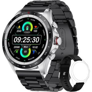 MONTRE CONNECTÉE Smartwatch Uomo Orologio Fitness Impermeabile 5Atm Con Cardiofrequenzimetro, Spo2, Notifiche Messaggi, Contapassi, Cronometro[J7768]