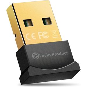 ADAPTATEUR BLUETOOTH Lovin Adaptateur USB Bluetooth 4.0 sans fil compat