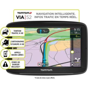 GPS AUTO GPS voiture TOMTOM - VIA 52 • GPS