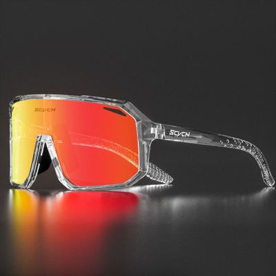 Lunettes De Cyclisme Photochromiques SCVCN Sans Cadre - Lunettes Vélo Montagne UV400 Hommes Femmes