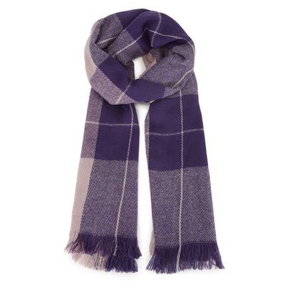 Écharpe Femme Hiver - Grande écharpe à Carreaux - Touché Soyeux - Longueur 200 Cm - Cadeau Unisexe Noël - 3