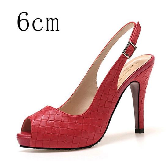 Escarpins à Plateforme Parker De Report Signature - Noir, Cuir, Taille US 9.5 Femme, Neufs Sans Boîte