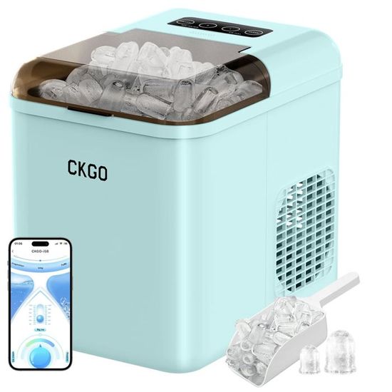 RELAX4LIFE Machine à Glaçons à Distribution Automatique 27KG/24H, Machine à Glace Auto Nettoyante 240w Avec Filtre A Eau Ice Maker Silencieux Stockage 4 Kg Pour Maison Cafe Bar 71824114