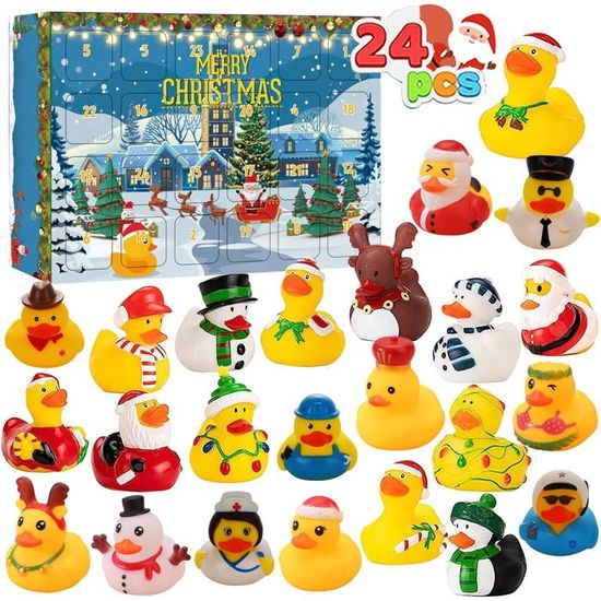 Calendrier De L'Avent 2025 – 24 Figurines Surprises En PVC – Cadeau De Noël Enfant
