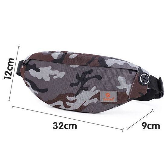 Sac Banane Militaire En Nylon Imperméable Pour Homme,sac Banane,sac De - 1
