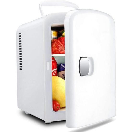 6L Mini Frigo de Chambre, 12V - 220V Mini Réfrigérateur Silencieux,  Réfrigérateur pour Stockage ​de Maquillage, Utiliser pour C A198 - Achat /  Vente mini-bar – mini frigo 6L Mini Frigo de