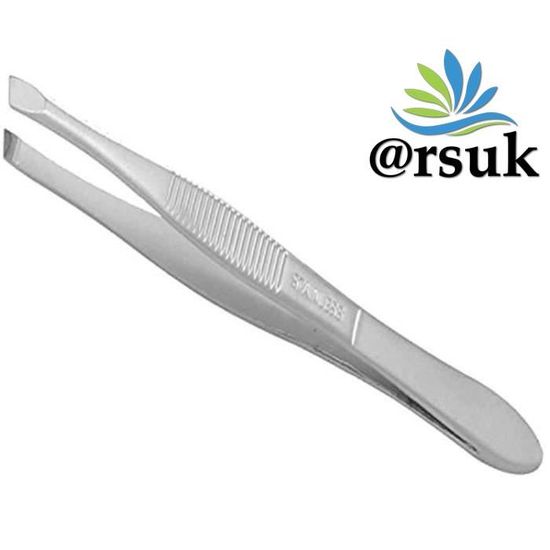 Pince à épiler ARSUK®, professionnel en acier inoxydable, pointe super — free download