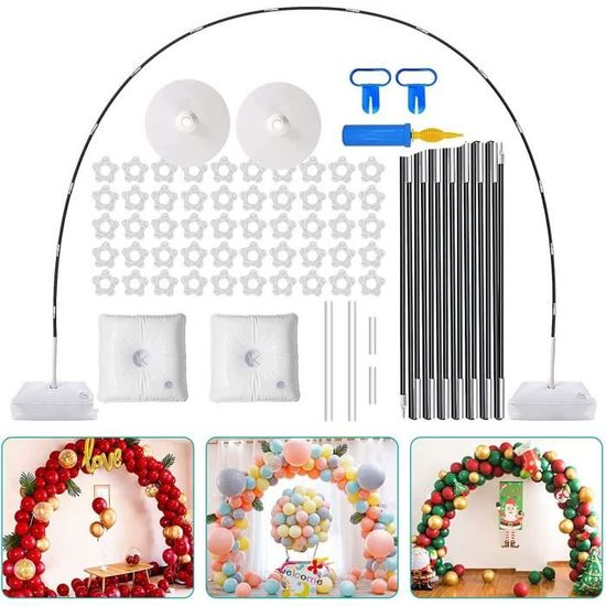 100 Clips Pour Ballons En Forme De Fleur - Réutilisables - Pour Arche, Décoration De Fête