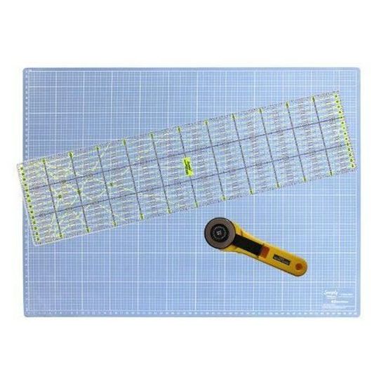 Rolson 60809 Tapis De Découpe Auto-Cicatrisant A2 - 60 X 45 Cm, Vert - Protection Durable Pour Bureau Et Atelier