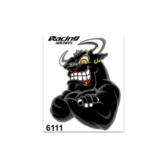 Autocollant Voiture Tigre - Sticker Vinyle 40x35 Cm Noir - Déco Pour Carrosserie, Vitre, Résistant Aux Intempéries
