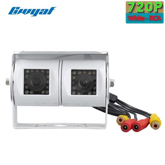 Kit Caméra De Recul 720P 12V - Vision Nocturne 12 LED, Angle 170°, étanche IP68 - Pour Voiture, SUV, Camping-car - 6